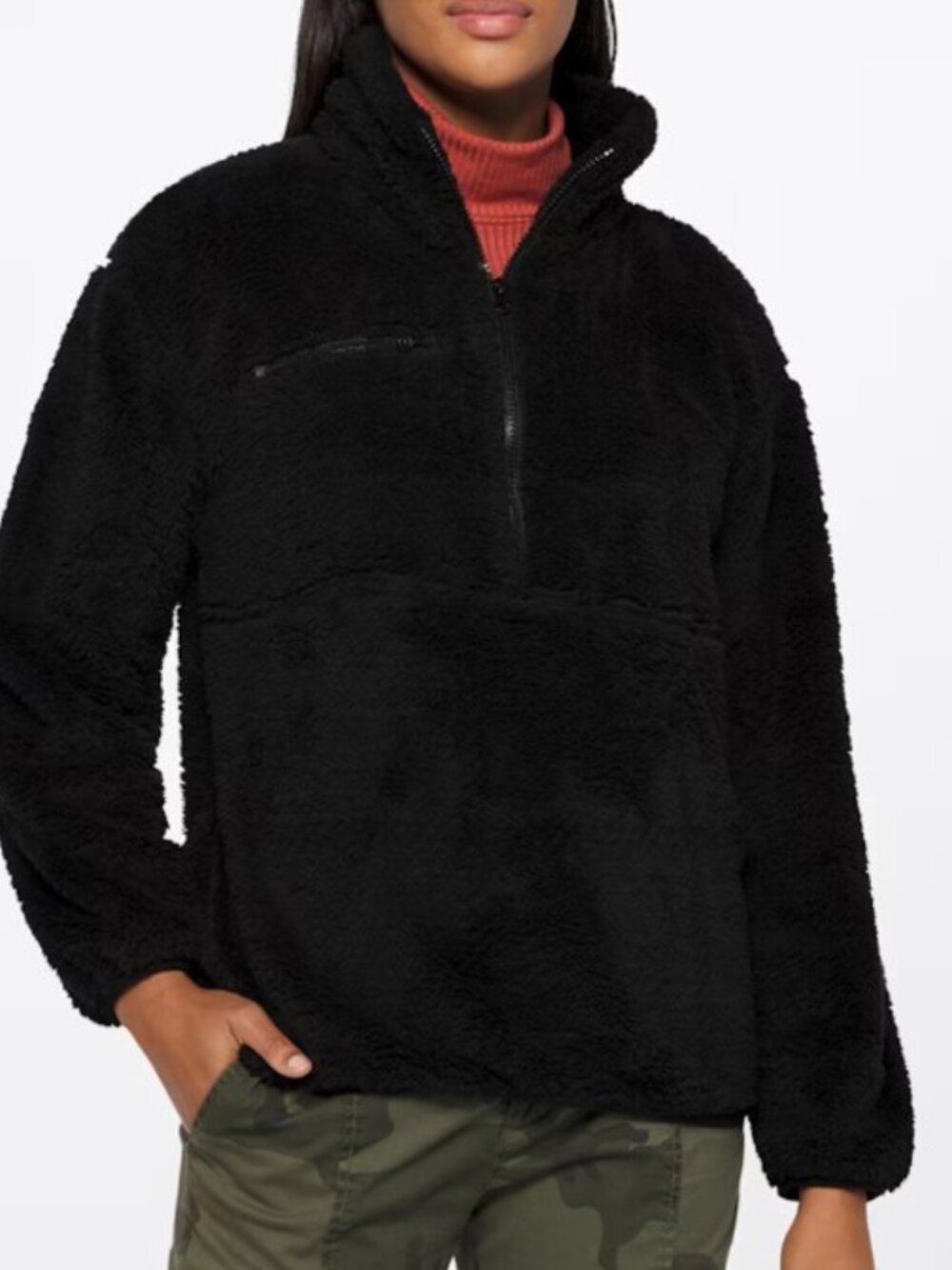 Cambridge Half Zip Sherpa Sweater